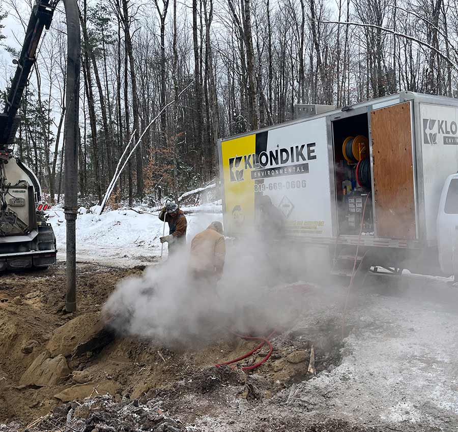 Jetter truck for thawing and unblocking/unclogging